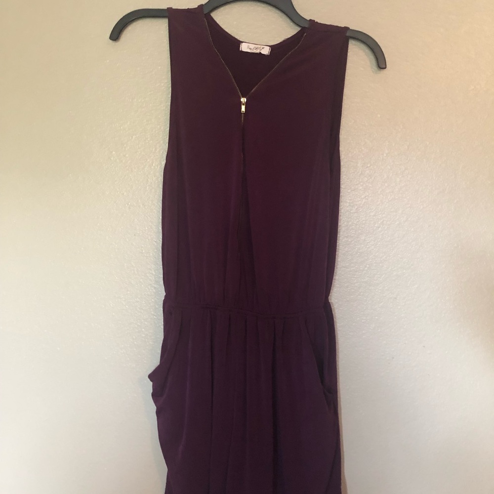 Plus Size Purple Romper
